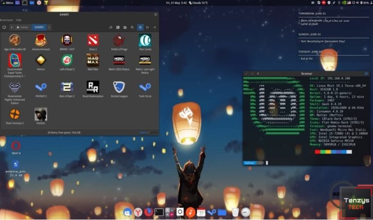 mac and linux like top bar for windows